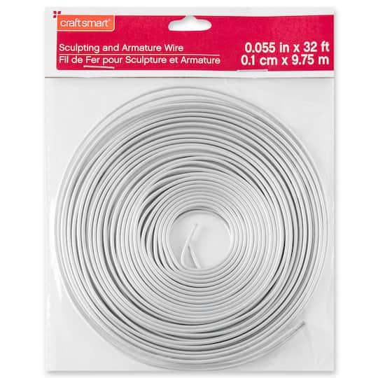 Premium Sculpting & Armature Wire by Craft Smart®, 0.055" x 32ft.